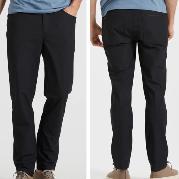 Vuori Other - VUORI NWT META BLACK TRAVEL MEN’S PANTS 36